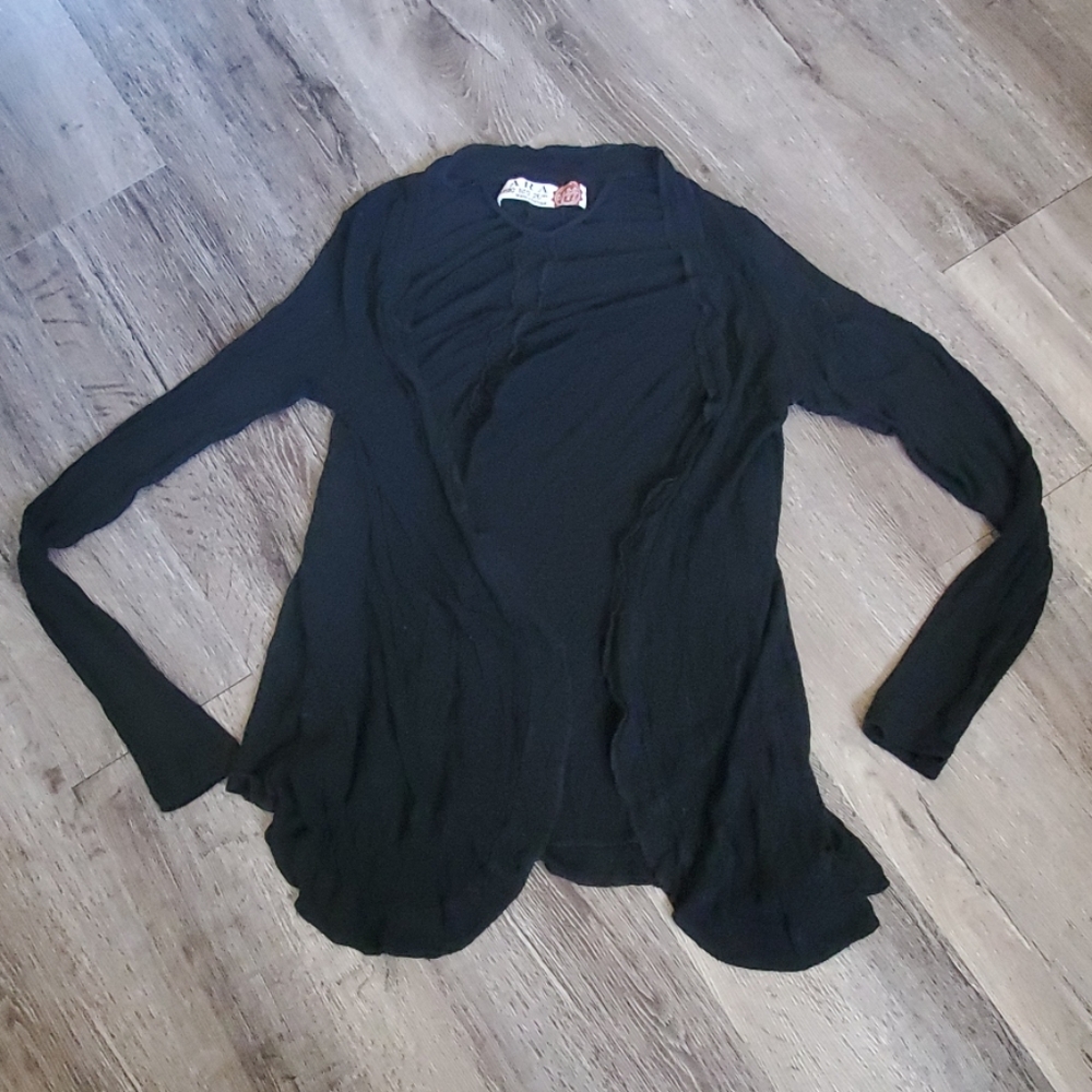 Zara Open Front Thin Coverup Sweater
